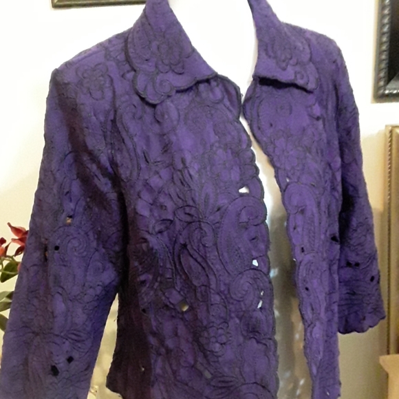 Trenz by Theresa Renz Purple Jacket - Picture 2 of 8